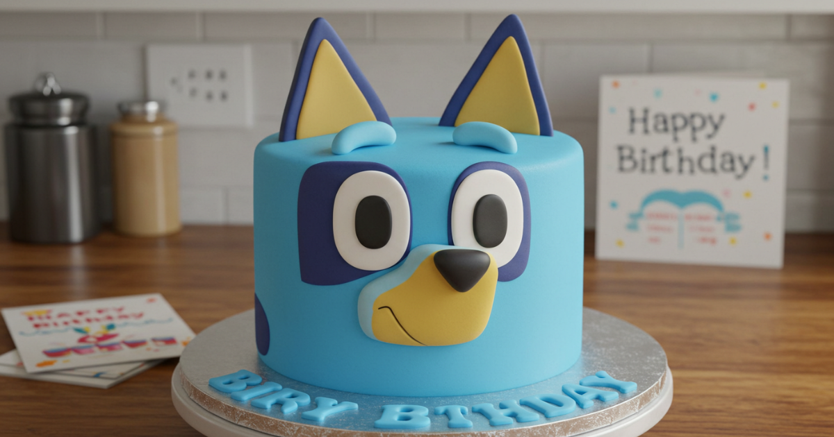 bluey cake