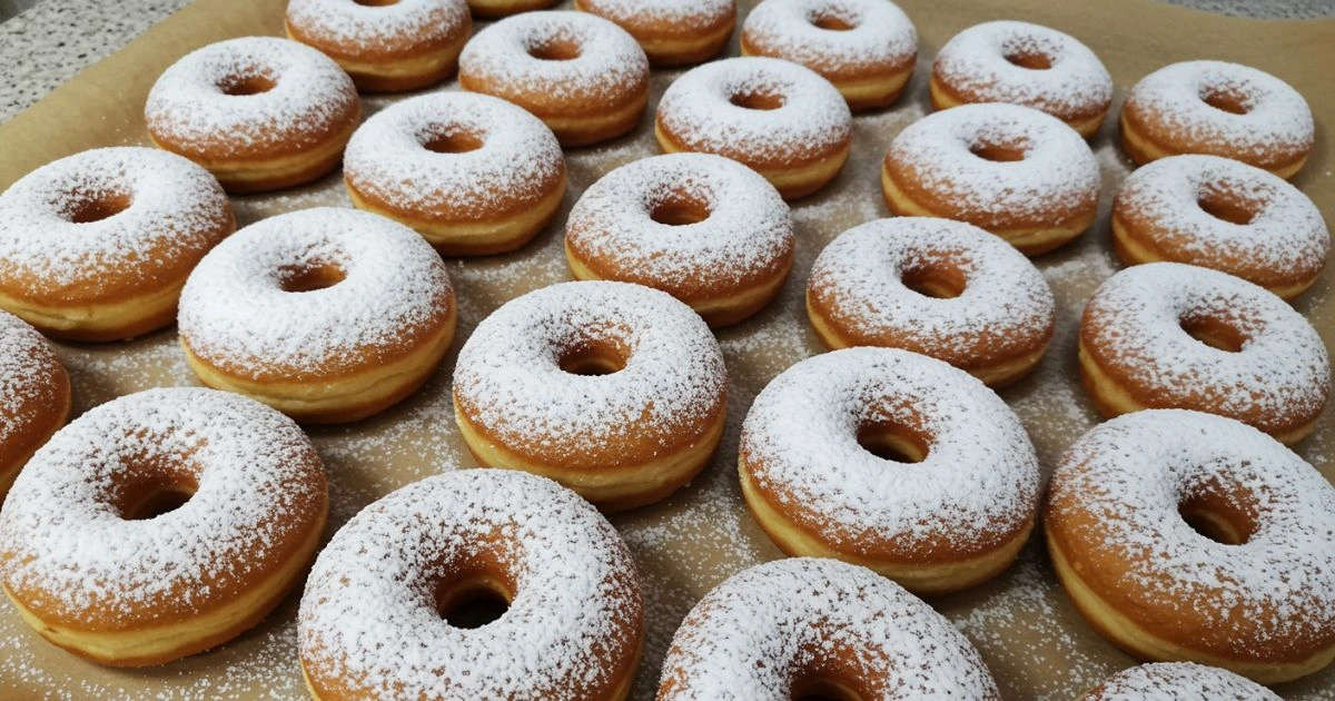 Powdered Sugar Donuts